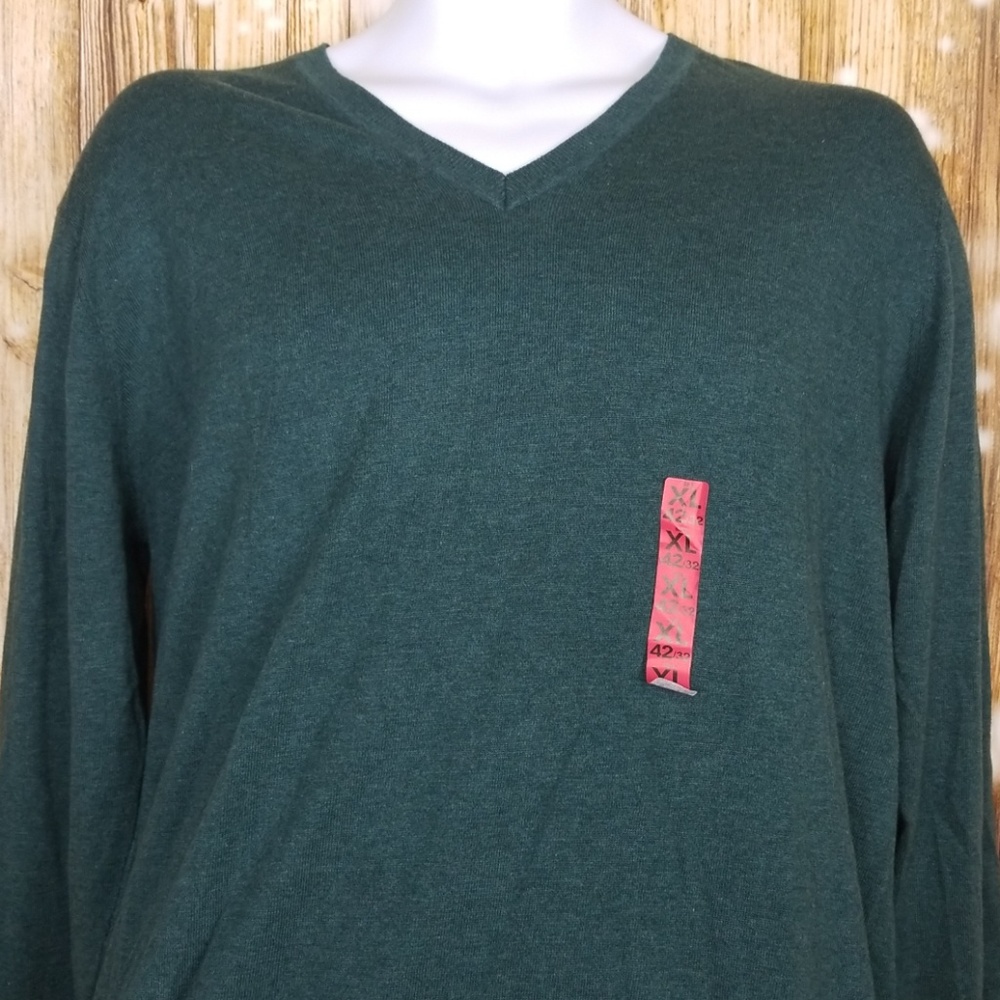 Zara Man cashmere v neck sweater mens sz XL